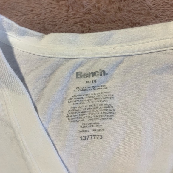 💛 Bench White XL T-Shirt - Picture 7 of 8